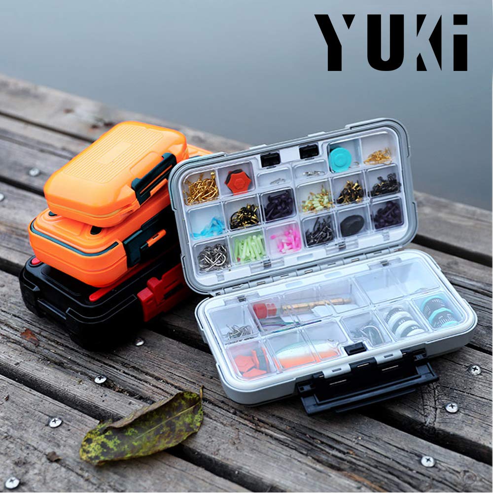 YUKI Fishing Lure Box - Tackle Storage Organizer for Fly & Casting - Vest Use