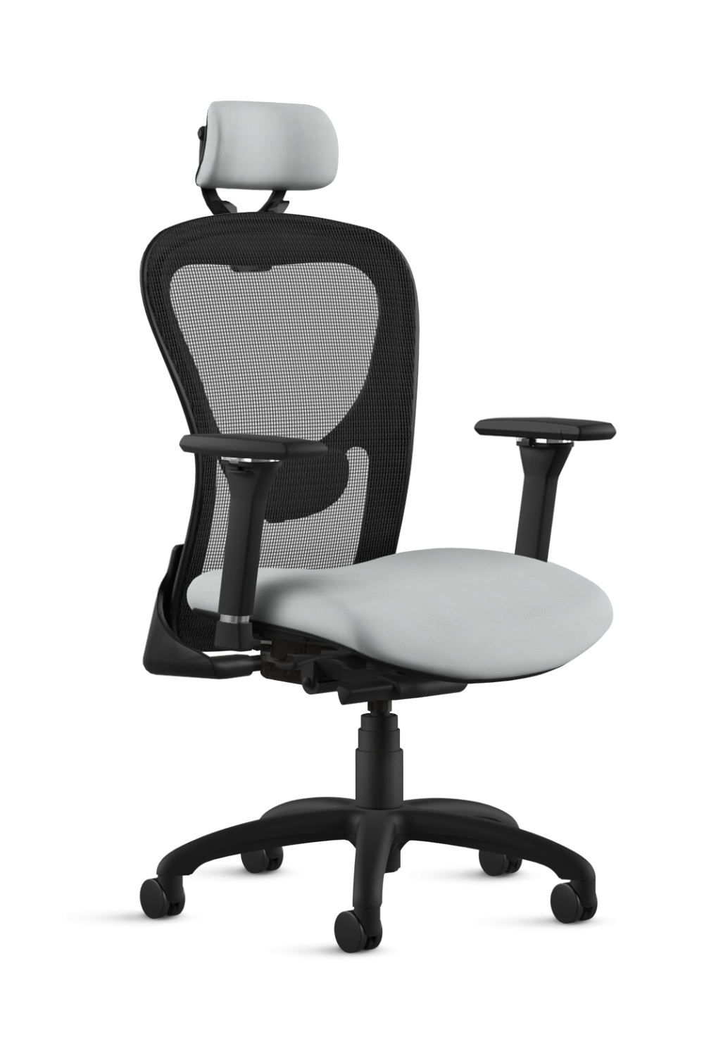 9 to 5 STRATA White Ultrafabric High Back Executive Chair with Headrest - Ergonomic Office Chair for Home & Business Workspaces, Perfect for Long Hours of Comfortable Sitting