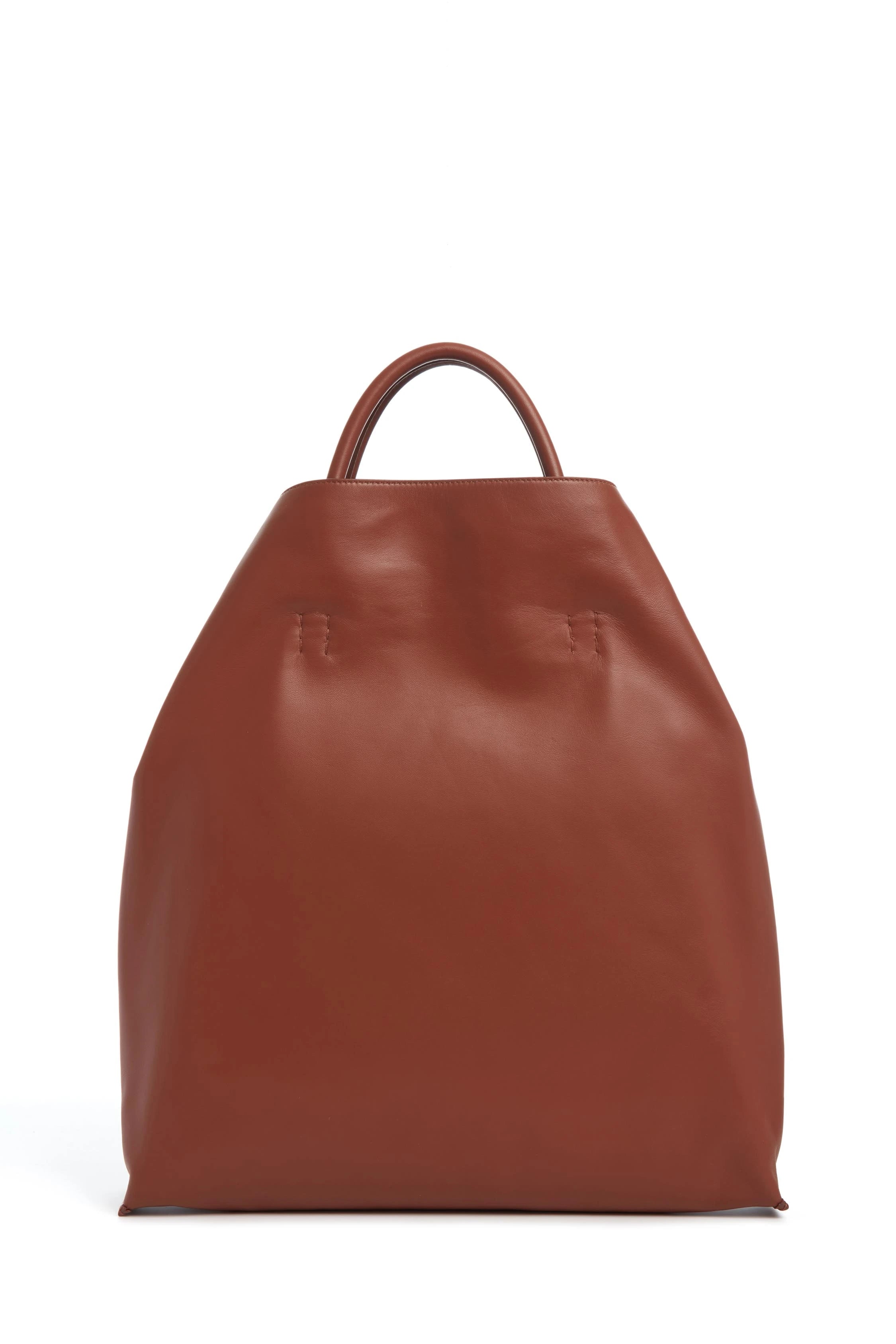 Eileen Tote Bag in Genuine Cognac Leather - Stylish Women's Handbag for Work, Travel & Everyday Use