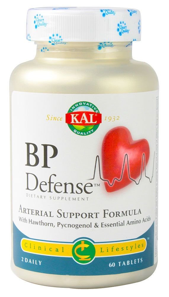 KAL BP Defense Tablets - 60 Count | Blood Pressure Support Supplement | Heart Health & Circulation Aid | Perfect for Daily Wellness & Active Lifestyle