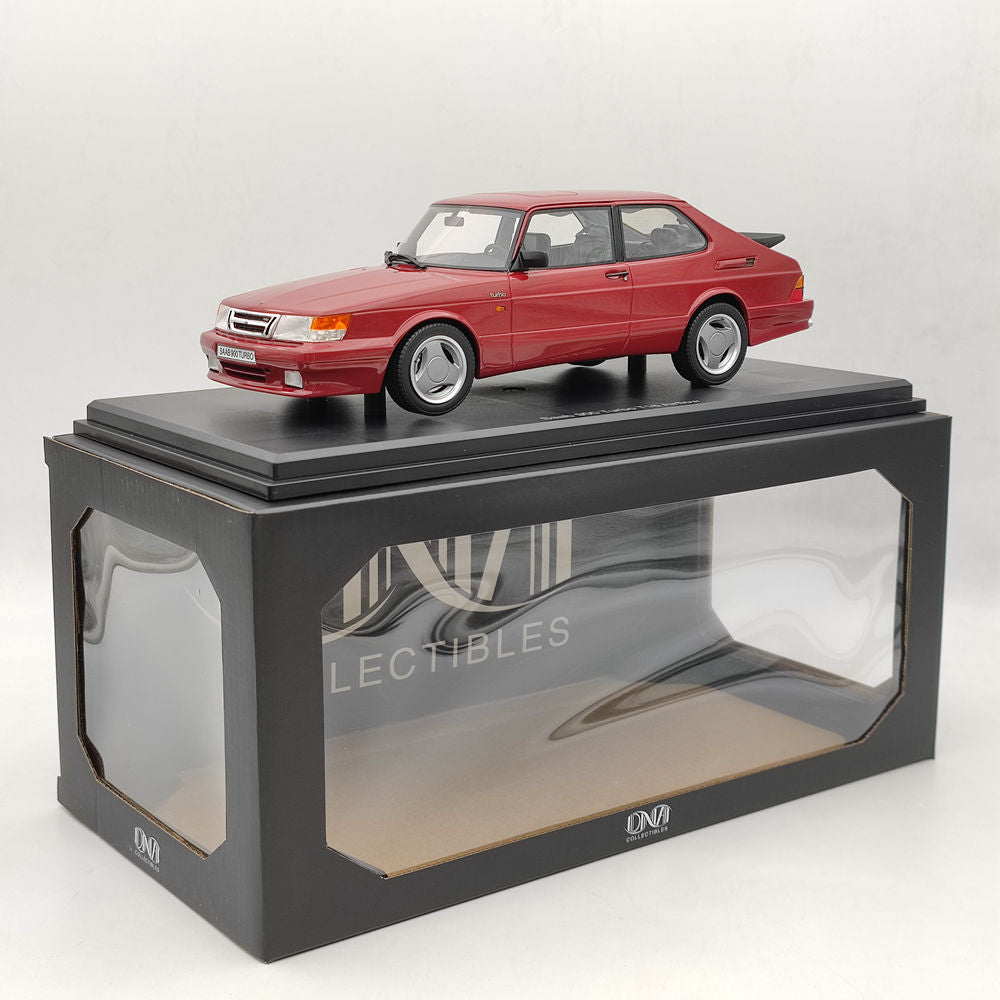 1/18 Scale Saab 900 Turbo T16 Airflow Red Resin Model Car - DNA Collectibles DNA000112 - Perfect for Car Enthusiasts, Collectors & Home/Office Display