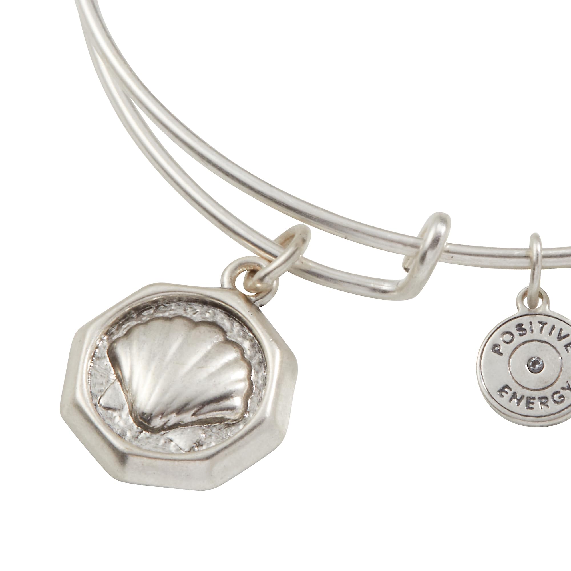 Alex and Ani Shell Charm Bracelet - Adjustable Bangle with Natural Shell Charms for Women | Perfect for Beach Vacations, Summer Outfits & Boho Style Accessories