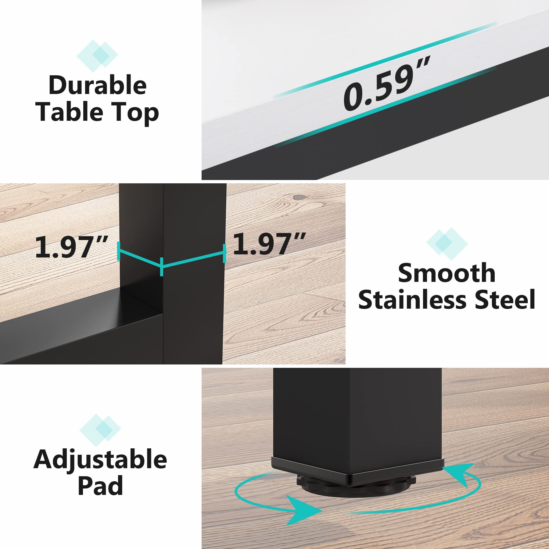 Tribesigns 6FT Conference Table - 70.8