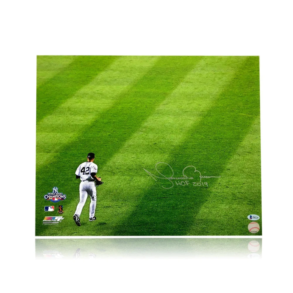 Mariano Rivera Autographed 16x20 Photo - 2019 Hall of Fame Induction - Yankees Legend - BAS COA Certified - Perfect for Sports Memorabilia Collections & Yankees Fan Gifts