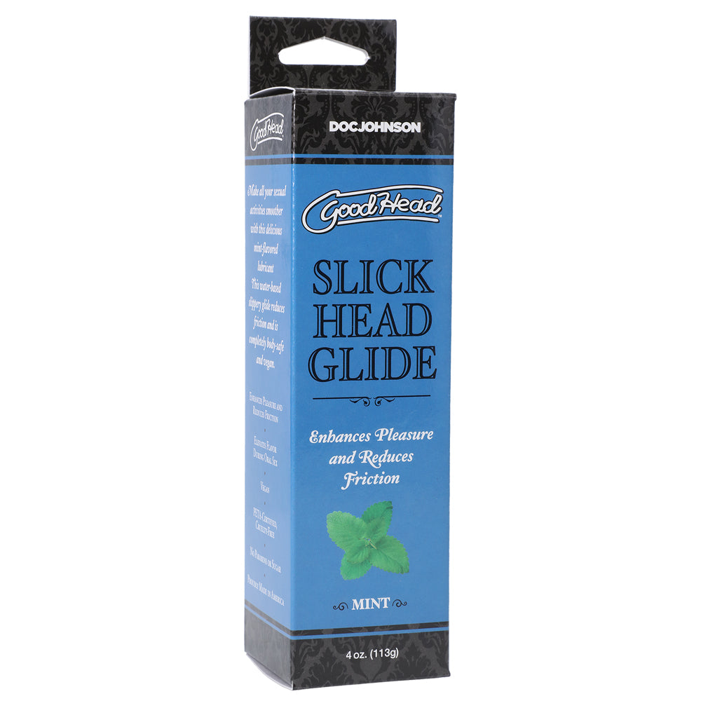GoodHead Slick Head Glide Flavored Lubricant - Water-Based Personal Lubricant for Men & Women - Enhances Intimacy & Massage - Strawberry, Cherry & Vanilla Flavors - Perfect for Couples & Sensual Moments
