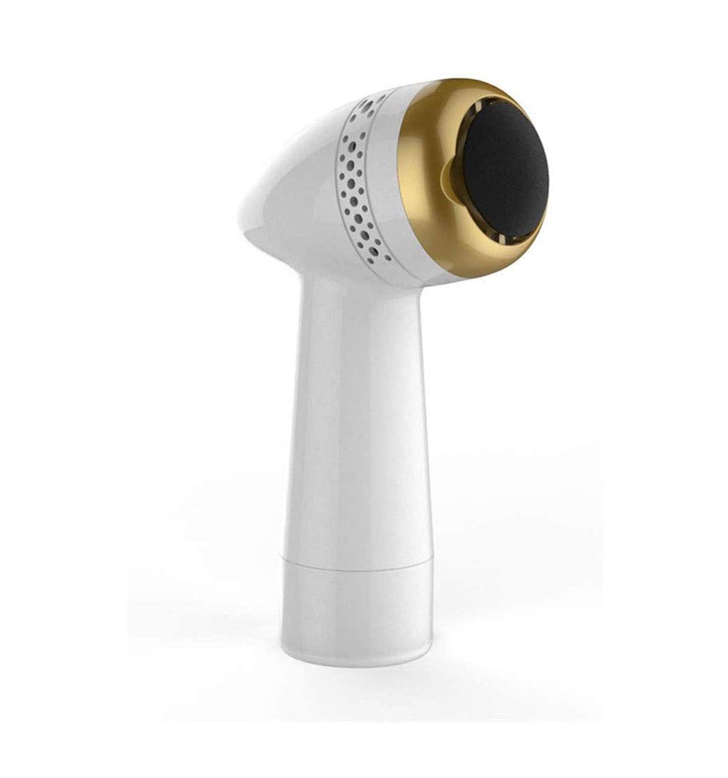 Nevup Electric Foot File - Rechargeable Callus Remover with 3 Grinder Heads & Auto Vacuum - Cracked Heel & Dead Skin Treatment for Smooth Feet - Perfect for Pedicure, Home Spa & Foot Care - White