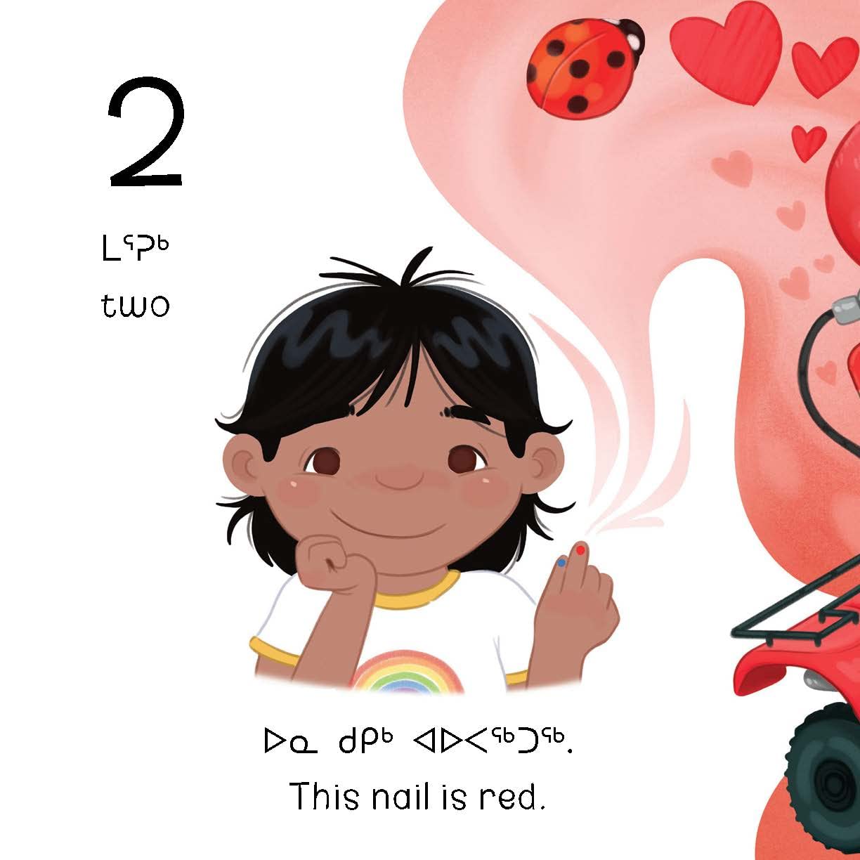 My Ten Painted Nails: Bilingual Inuktitut & English Children's Book (Arvaaq Junior) - Perfect for Early Language Learning & Cultural Exploration