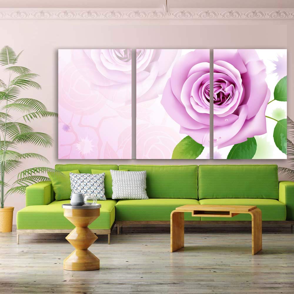 Wall26 3 Panel Canvas Wall Art - Blossoms Giclee Painting - 16