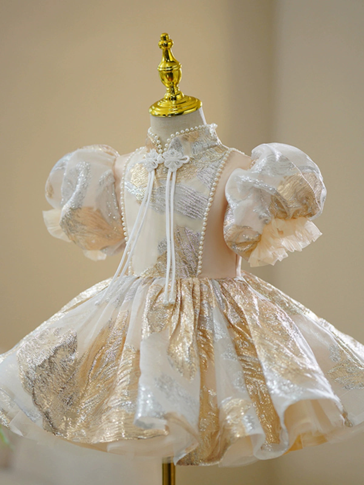 Sparkly Sequin Embroidery Princess Dress for Baby Girls - Toddler Birthday Party & Pageant Gown - Perfect for Special Occasions, Photoshoots, and Dress-Up Play