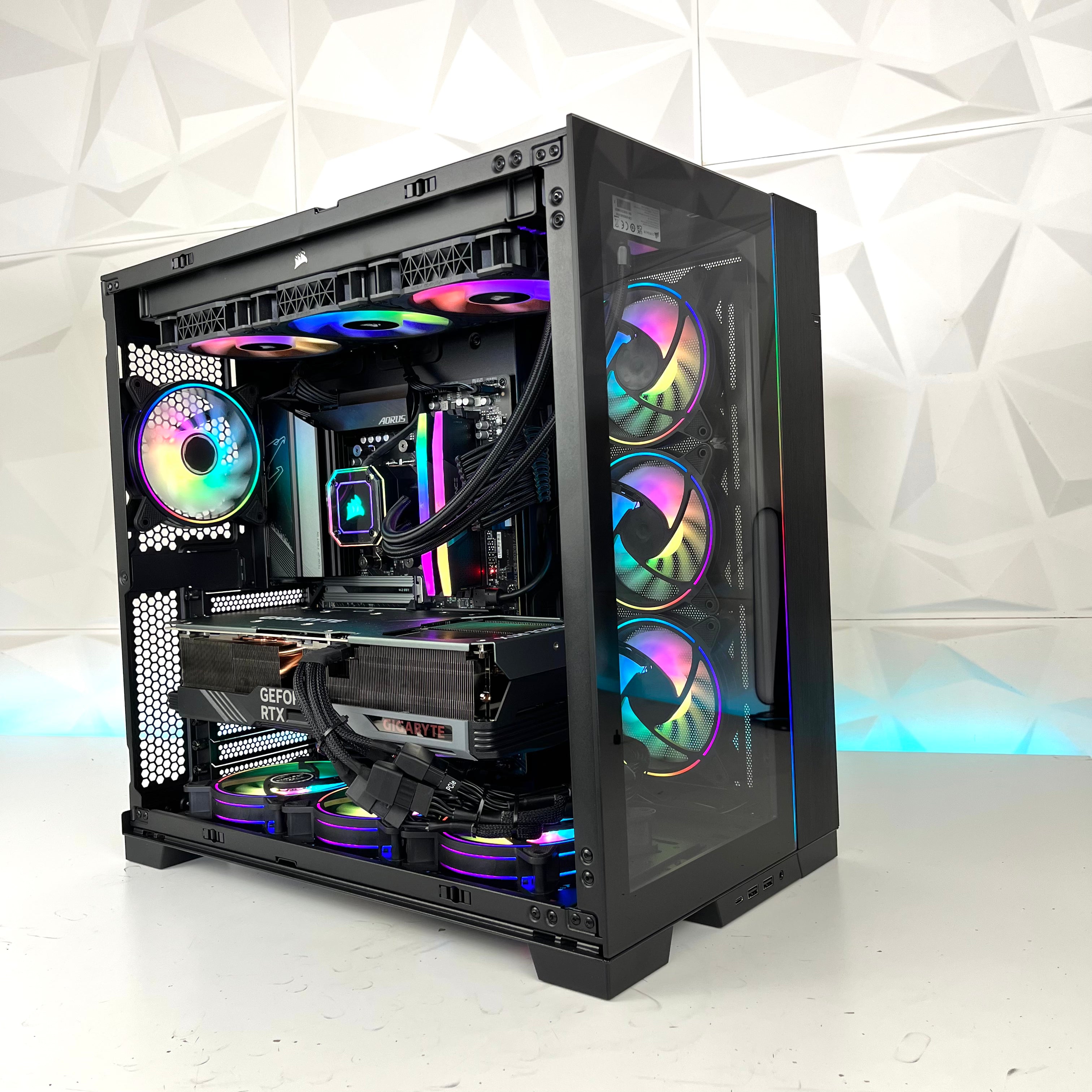 High-Performance Gaming PC SpectrumX with AMD SP8 Processor - Ultimate Gaming & Streaming Desktop for Esports & VR