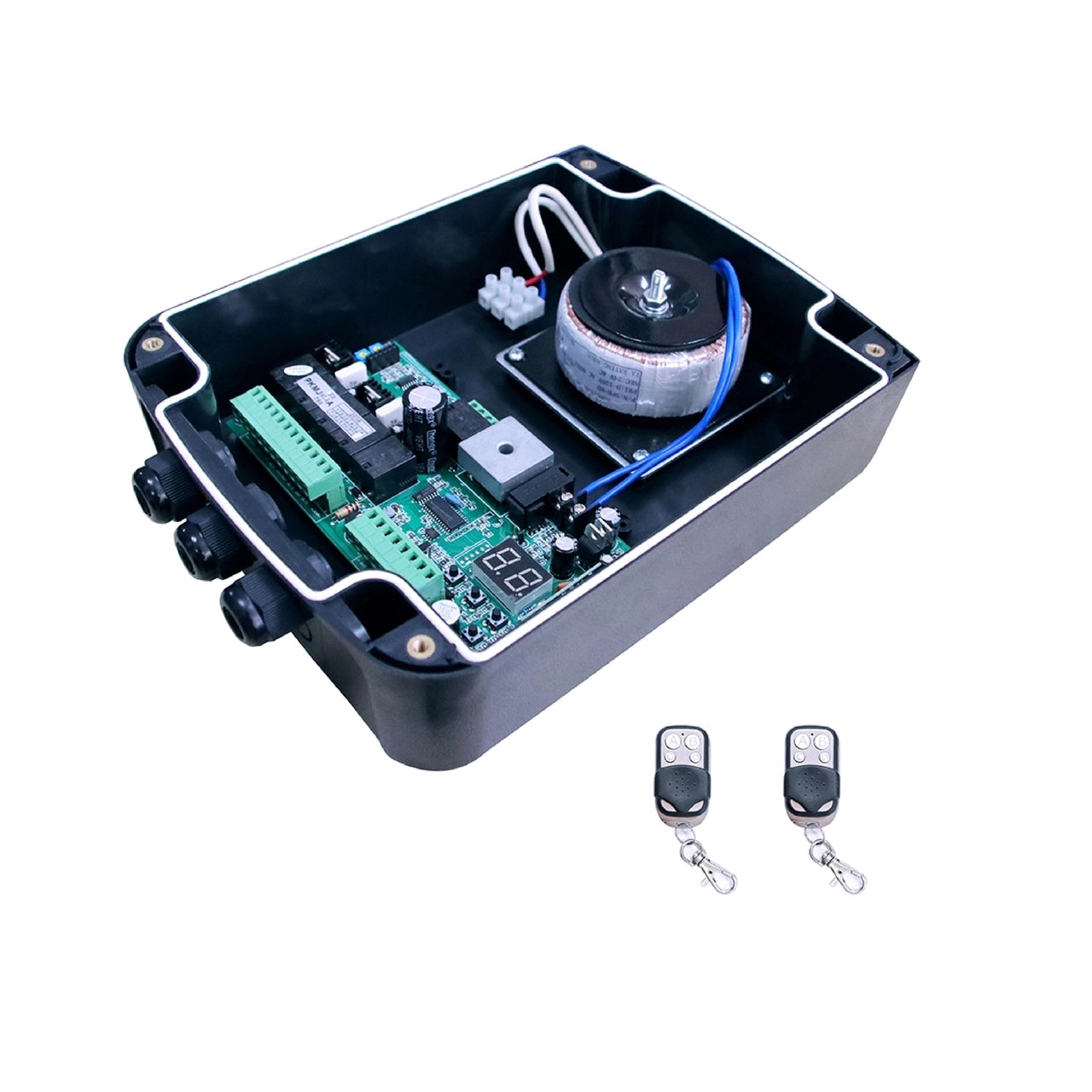 Aleko Control Box for AS & GG Series Swing Gate Openers - Replacement PCB Board 110V AC/24V DC - Compatible with Residential & Commercial Automatic Gates