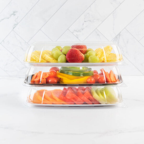Organic Tray Lid - 1 Count | Eco-Friendly Food Storage Cover | Perfect for Meal Prep, Leftovers & Refrigerator Organization