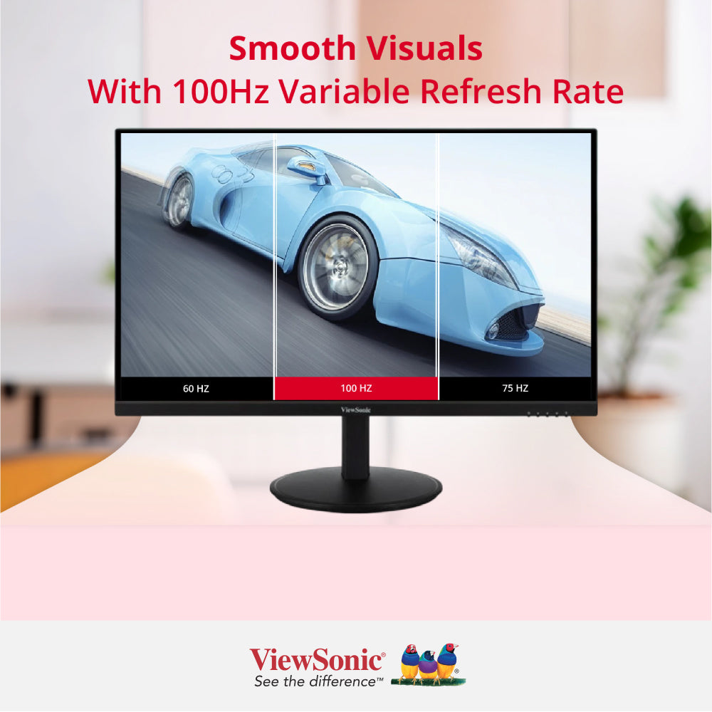 ViewSonic VG2409U 24-inch Full HD Ergonomic Monitor with USB-C Hub - Adjustable Stand, Eye Care Technology for Home Office & Gaming Setup