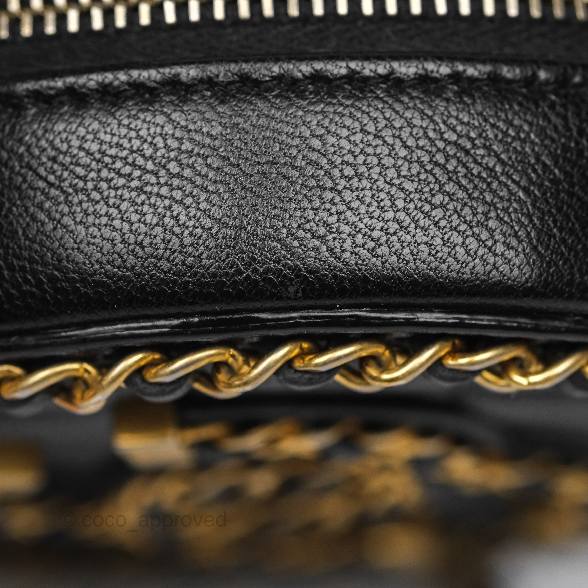 Chanel Black Lambskin Chained Round Filigree Clutch with Gold Hardware - Elegant Evening Bag for Parties, Weddings & Special Occasions