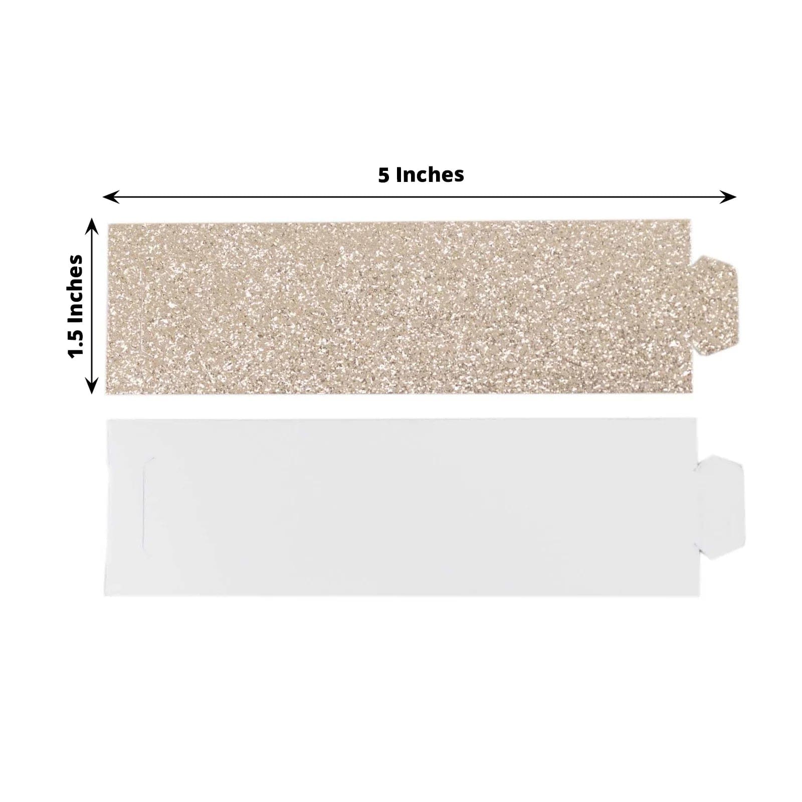 50 Pack Disposable Glitter Napkin Rings for Wedding, Party, Baby Shower & Holiday Table Decor - Gold & Silver Elegant Napkin Holders