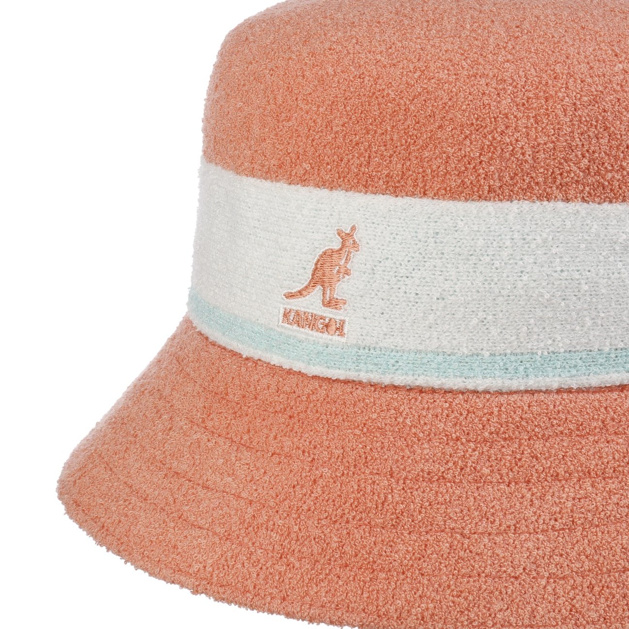 Kangol Bermuda Stripe Bucket Hat for Men & Women - Summer Sun Protection, Beach & Outdoor Activities