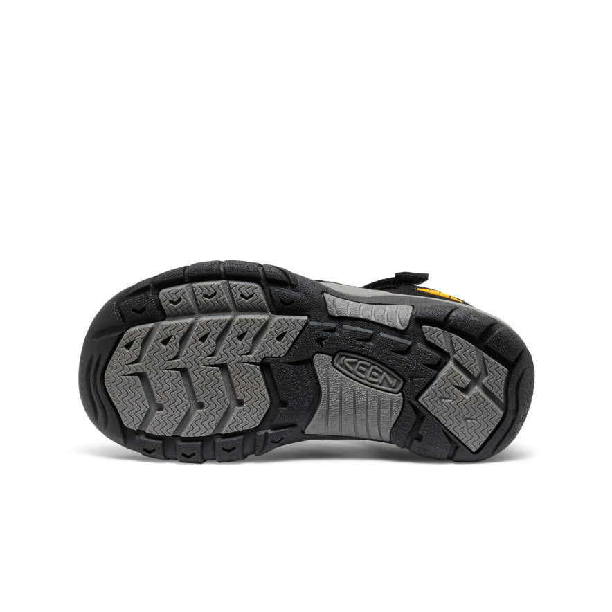 KEEN Newport H2 Water Sandals for Big Kids | Black & Yellow | Beach, Pool & Outdoor Adventures