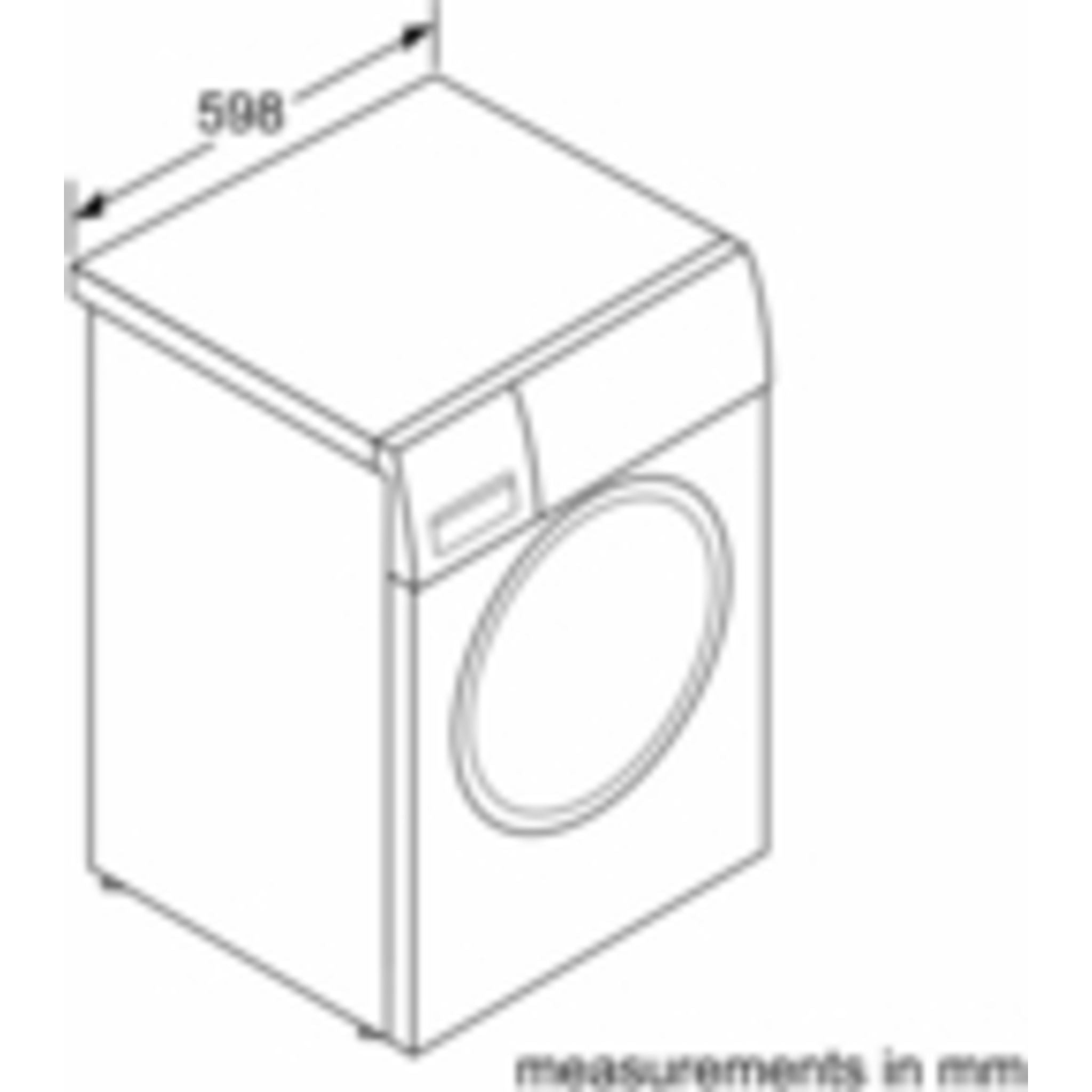 Bosch WAT28400UC 24 Inch White Front Load Washing Machine - Energy Efficient, Quiet Operation for Laundry Room or Small Spaces
