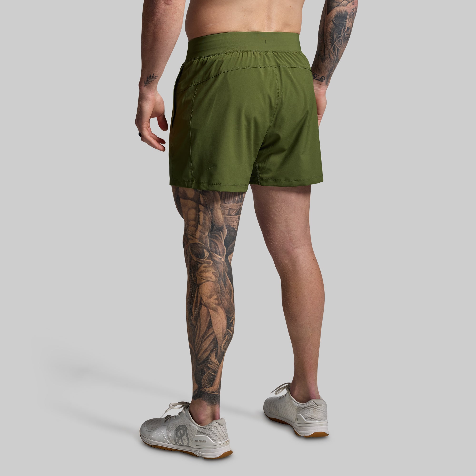Versatile Men's Cargo Shorts - Military Green | Durable & Comfortable Outdoor Shorts for Hiking, Camping & Casual Wear