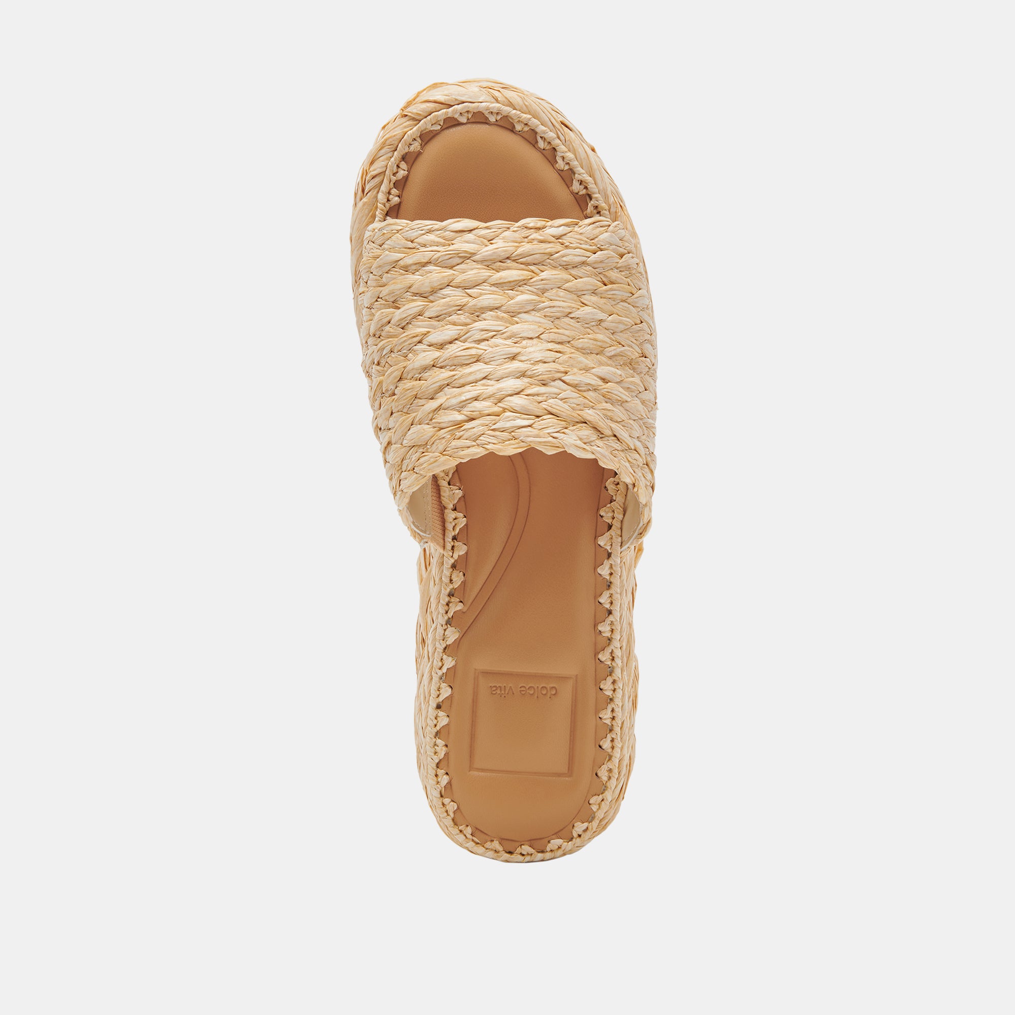 CHAVI WIDE SANDALS Light Natural Raffia - Comfortable Summer Beach Shoes for Women, Perfect for Vacation, Poolside & Casual Outings