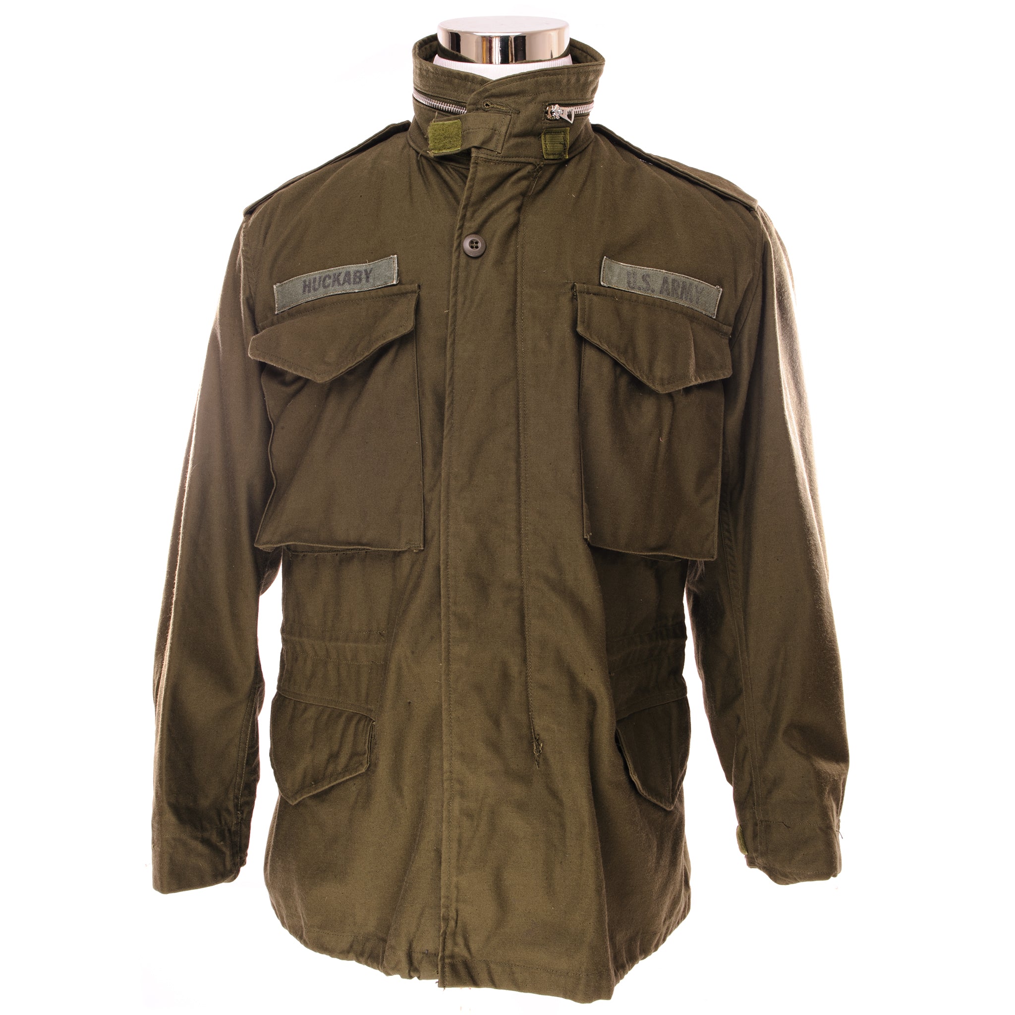 Vintage US Army M-1965 M65 Field Jacket - Vietnam War Era Military Surplus - Small Short Size - Durable Olive Green Outerwear for Outdoor Adventures & Historical Reenactments