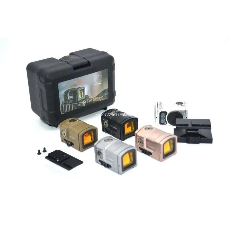 Tactical P2 Red Dot Reflex Sight Scope - 3.5 MOA Compact Hunting Optics with 1.54