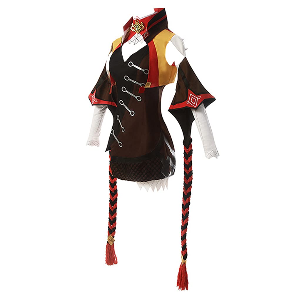 Genshin Impact Xinyan Blazing Riff Cosplay Costume - Official Anime Game Character Outfit for Halloween, Conventions & Cosplay Events