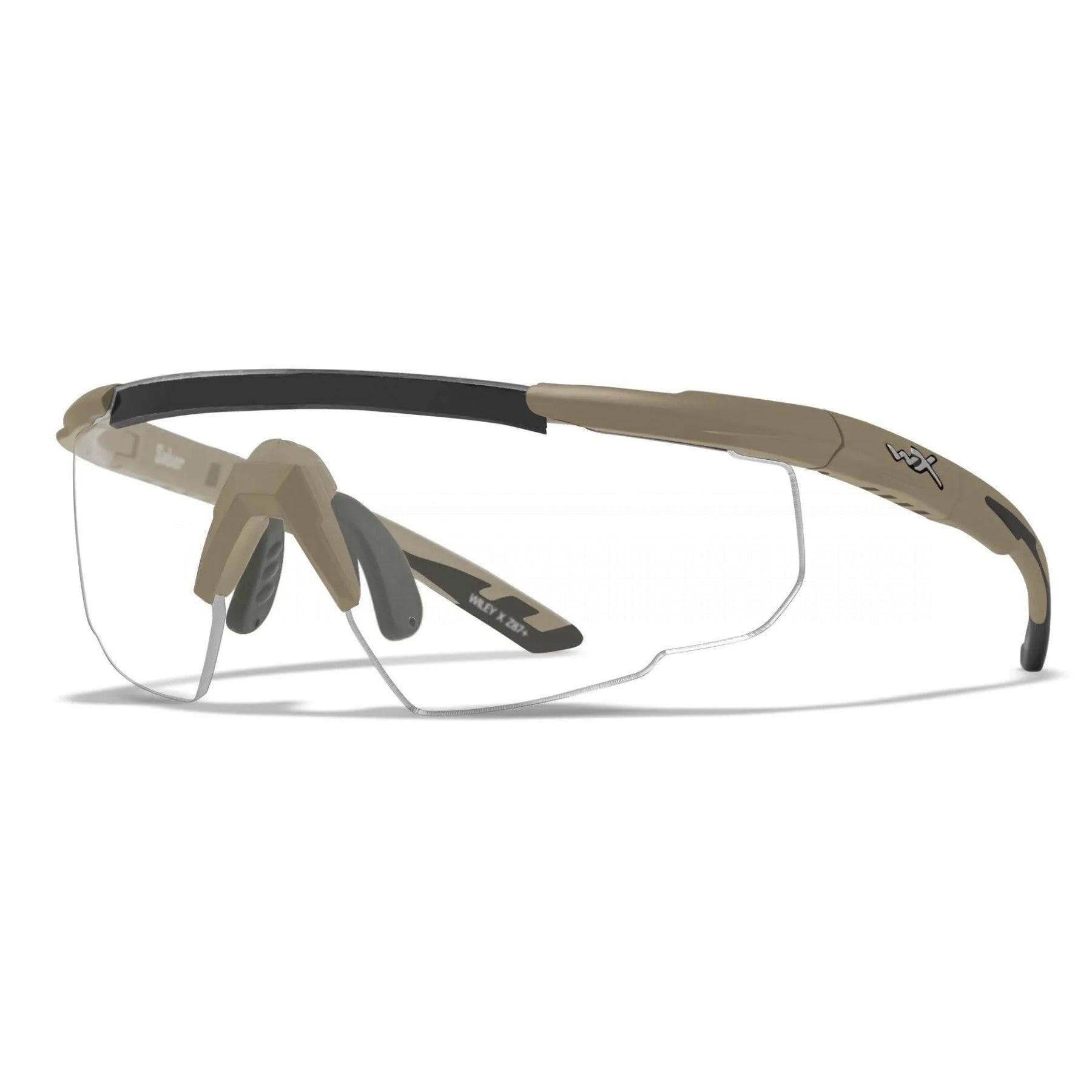 Saber Advanced 308T Tactical Sunglasses - Polarized Safety Glasses for Shooting, Cycling & Outdoor Sports - UV400 Protection Military Style Eyewear
