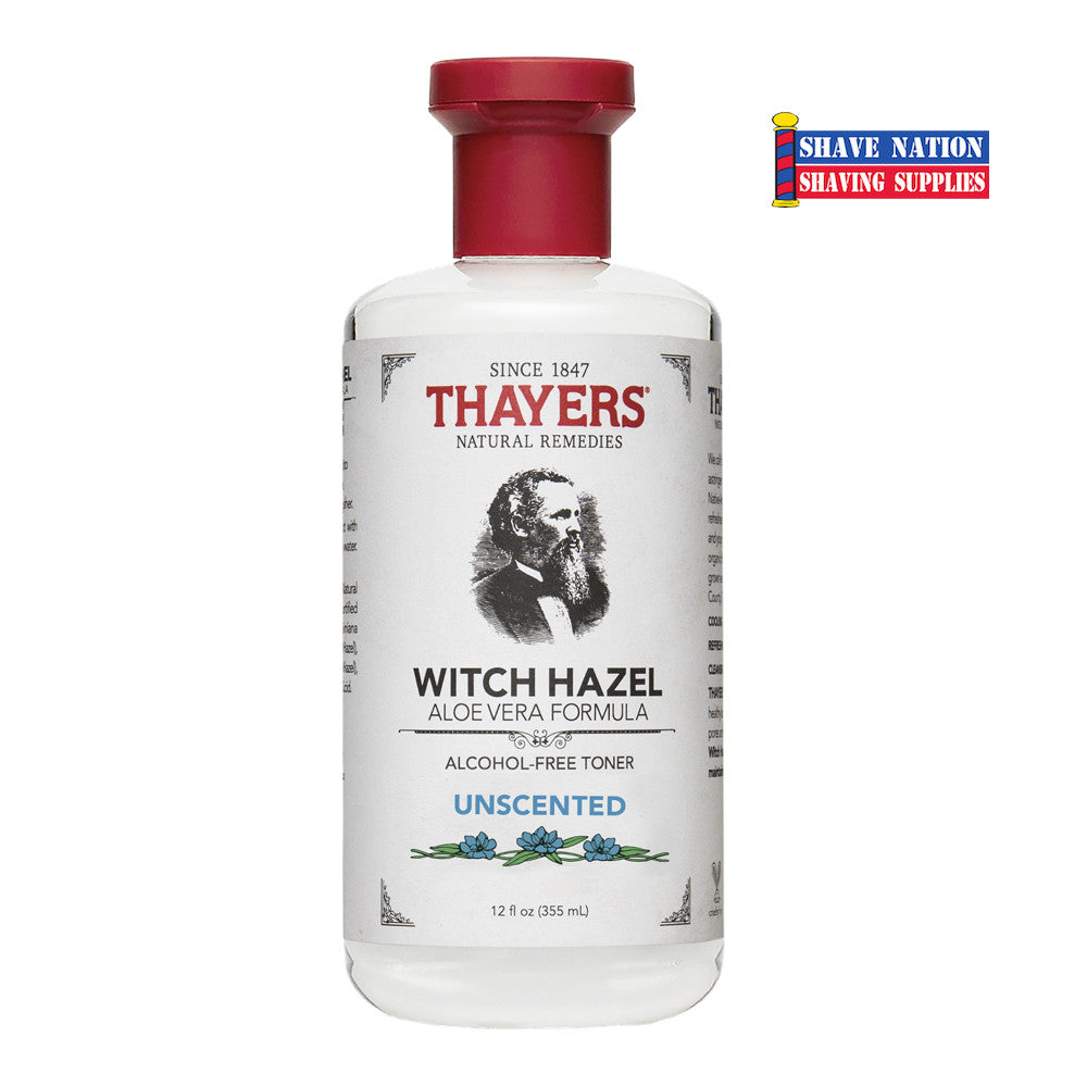 Thayers Alcohol-Free Unscented Witch Hazel Toner for Face - Hydrating & Soothing Facial Toner for Sensitive Skin | Perfect for Daily Skincare Routine & Post-Shave Care