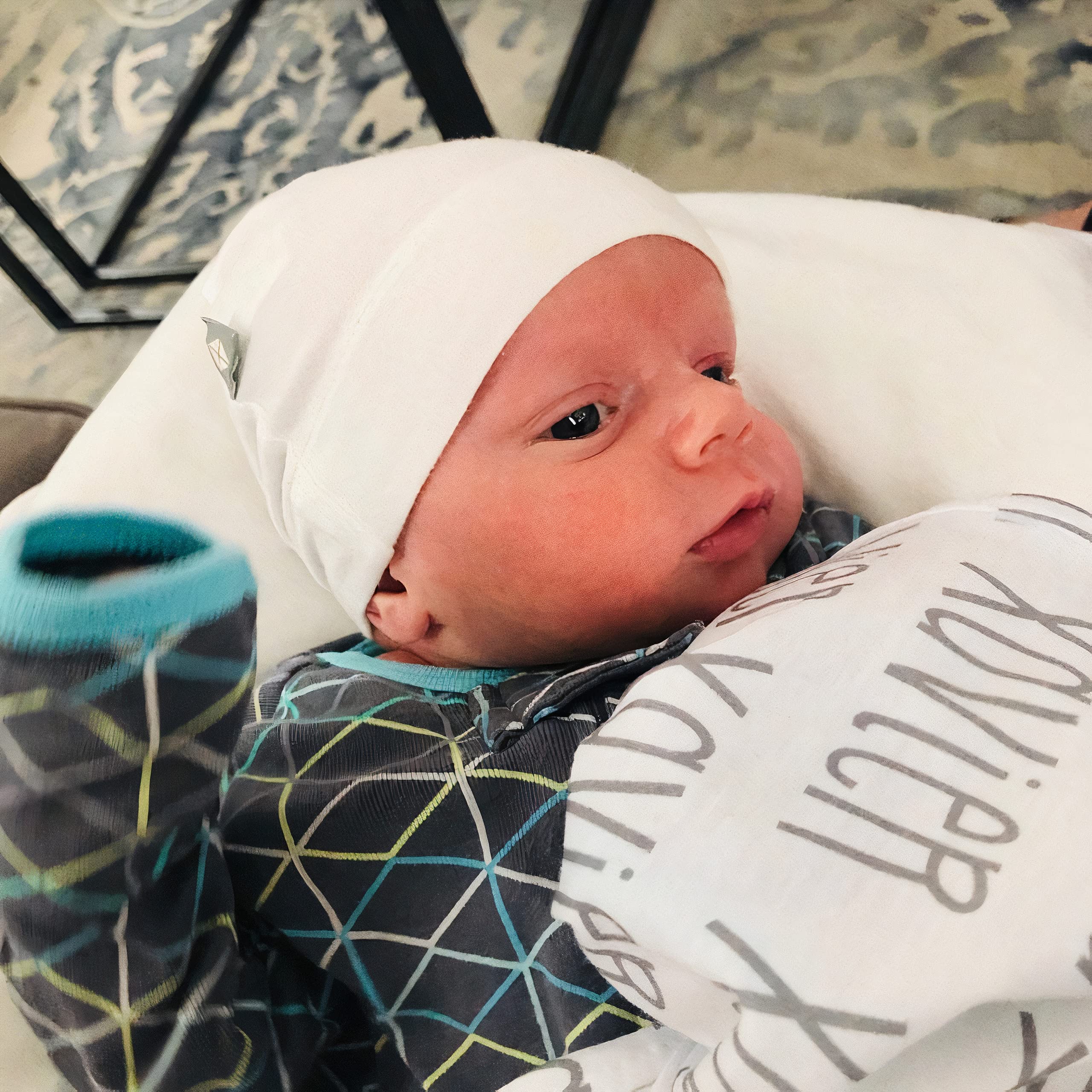 Personalized Baby Blankets with Name - Custom Monogrammed Blankets for Boys & Girls | Newborn Gift for Christmas, Baby Shower | Perfect for Nursery, Swaddling & Photo Props