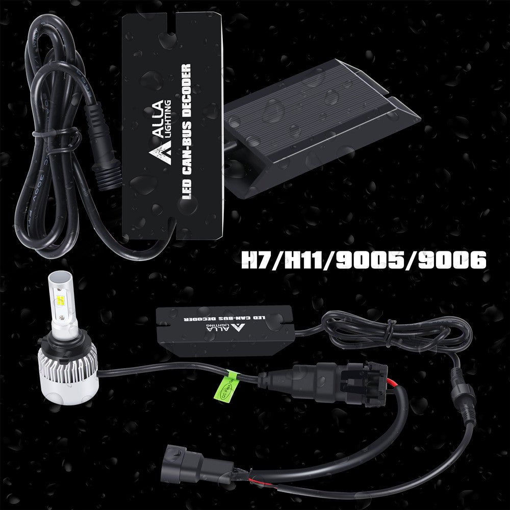 H7 CANBUS LED Resistors for Forward Lighting & Fog Lights - Anti Flicker Decoders for Car Headlight Upgrades - Perfect for Night Driving & Off-Road Adventures