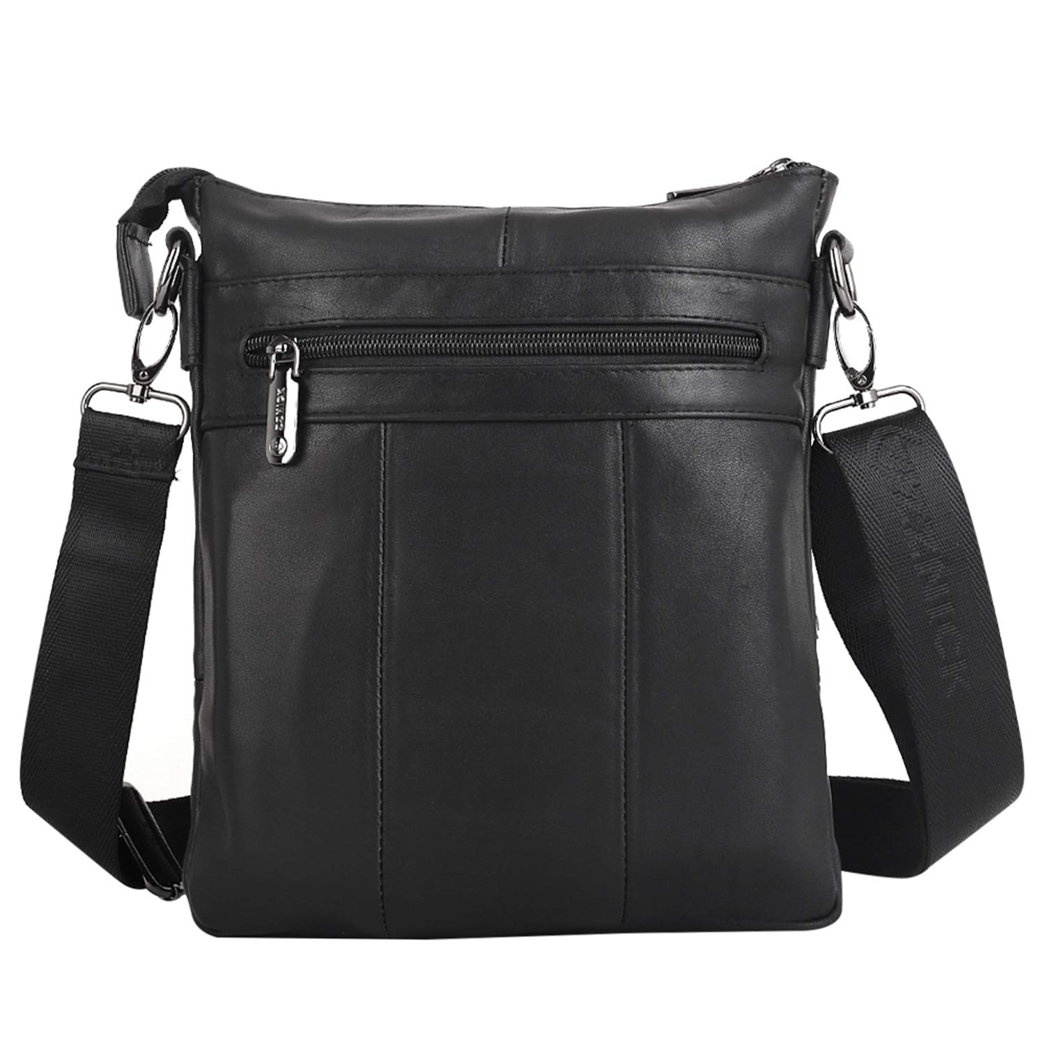 Premium Genuine Leather Messenger Bag for Men & Women - Stylish Crossbody Sling Shoulder Bag - Perfect for Travel, Work & Business Meetings (Office, Commute, Weekend Getaways)