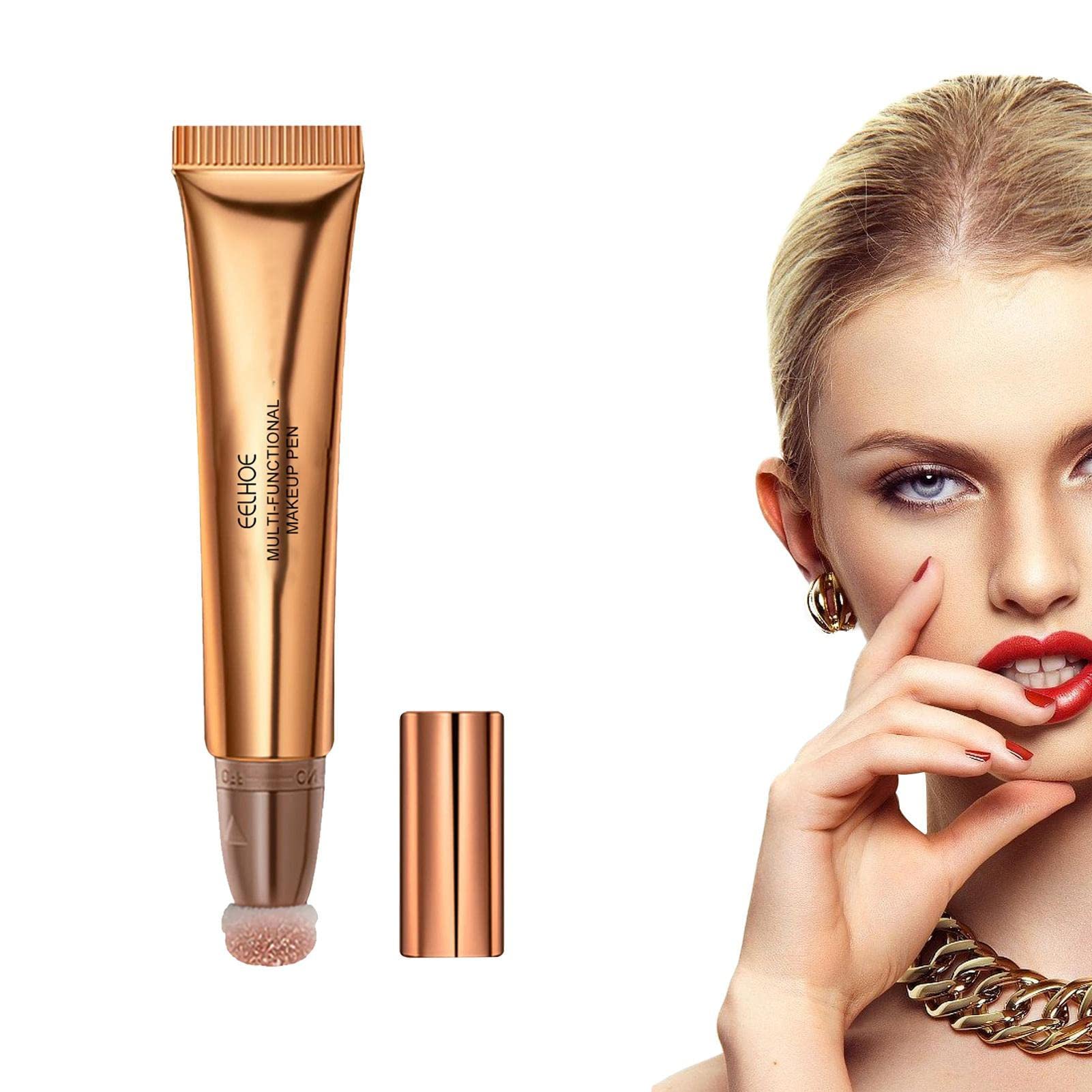 Waterproof Creamy Multi Stick - Highlighter, Blush & Lip Gloss 3-in-1 Makeup Stick | Brightening Shadow & Long-Lasting Wear | Perfect for On-the-Go Touch Ups, Travel & Everyday Makeup Routine