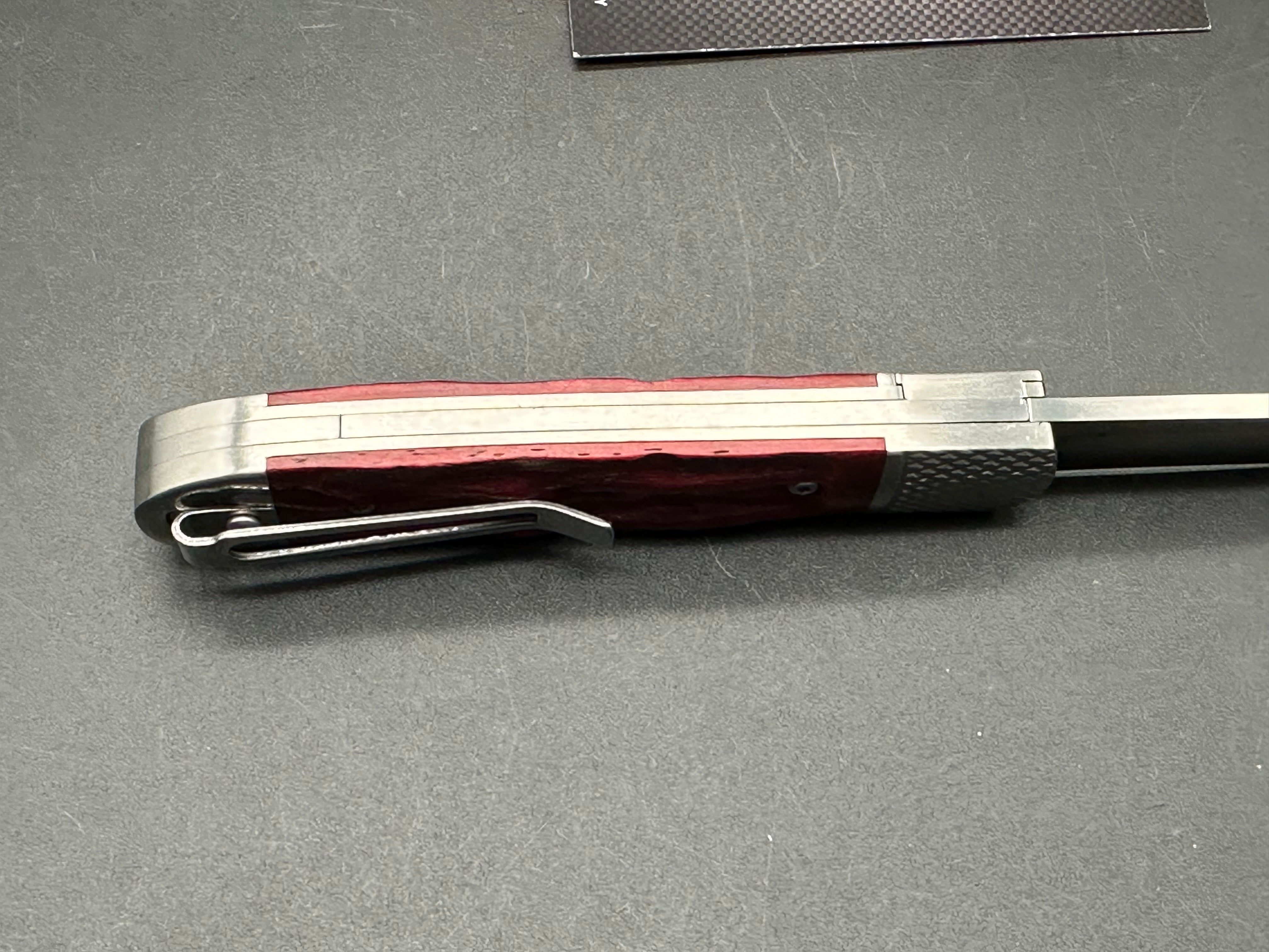 Cobra Tec Trapper Hidden Release Automatic Knife - Compact EDC Pocket Knife for Outdoor, Camping, and Everyday Carry