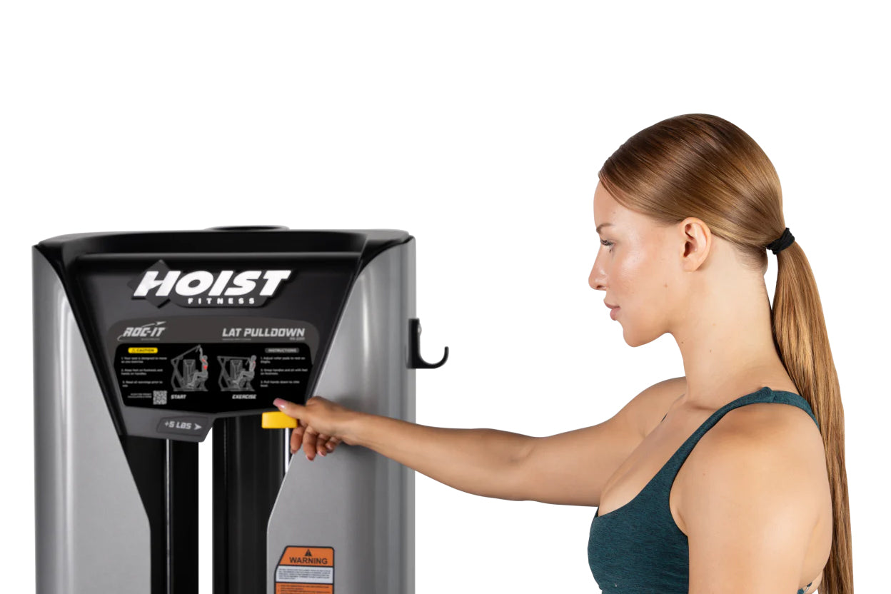 Hoist ROC IT Lat Pulldown Machine (RS 2201) - Professional Gym Equipment for Back Workouts & Strength Training - Perfect for Home Gyms & Commercial Fitness Centers