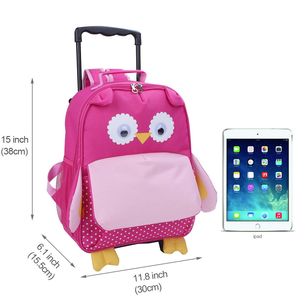 Yodo 3-Way Kids Suitcase with Wheels - Rolling Backpack for Toddlers & Children | Perfect for Travel, School & Daycare Use