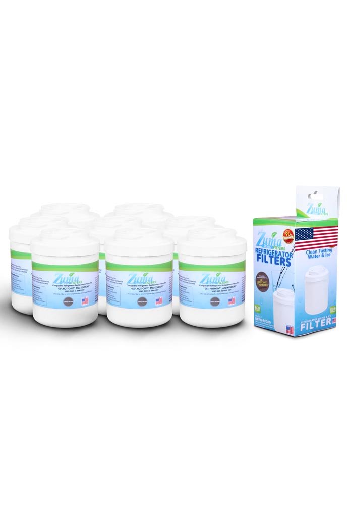 (8-Pack) GE MWF Compatible Refrigerator Water & Ice Filter Replacement by Zuma - Clean Drinking Water for Home, Office & RV Use