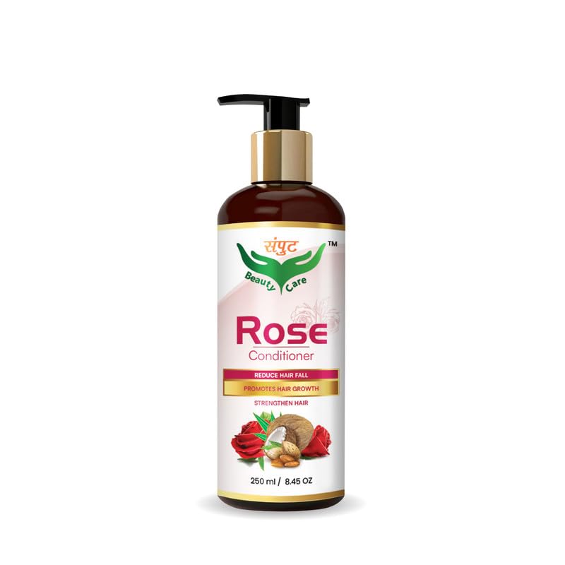 Rose Hair Conditioner for Oily Scalp - Promotes Hair Growth & Strengthens Hair | Ideal for Daily Use & Damaged Hair Care