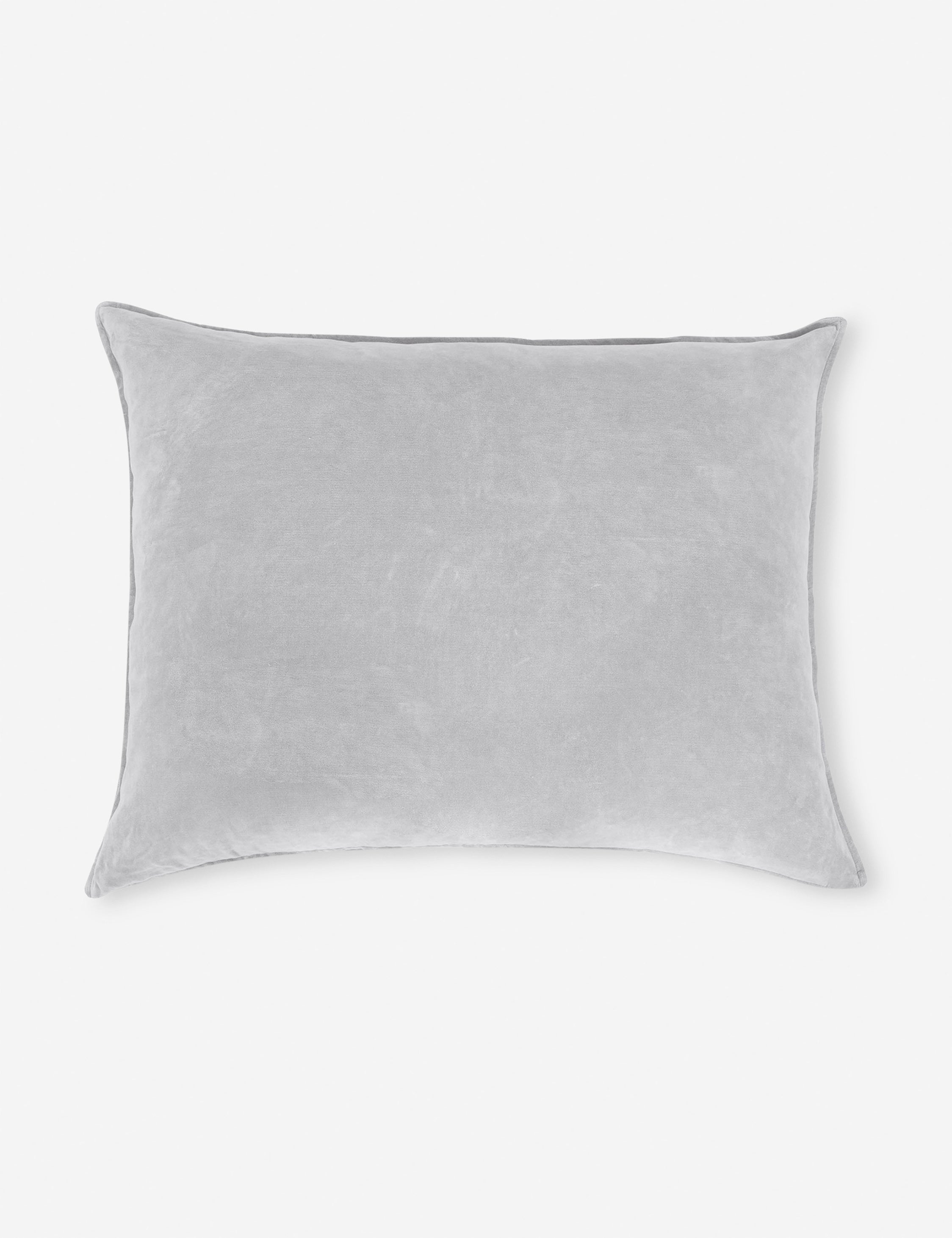 Luxury Bianca Velvet Oversized Throw Pillow Cover by Pom Pom at Home - Soft Decorative Cushion for Sofa, Bed & Home Decor
