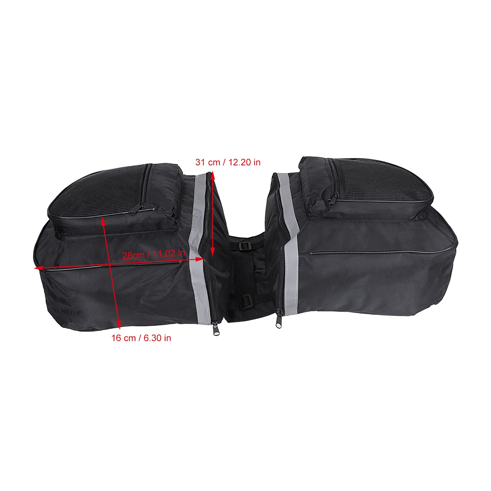 Waterproof Double Sided Bike Panniers - Rear Saddle Bike Rack Bag for Cycling, Commuting & Camping - Durable Bicycle Tail Carrier Bag for Outdoor Adventures