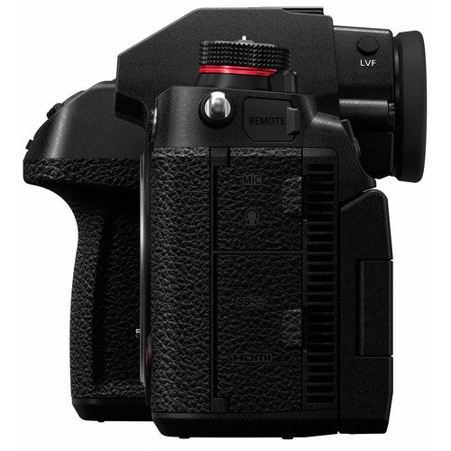 Panasonic LUMIX S1H Full Frame Mirrorless Camera Body - 6K Video, 5-Axis Stabilization for Professional Photography & Filmmaking - Perfect for Vlogging, Documentary & Cinema Production