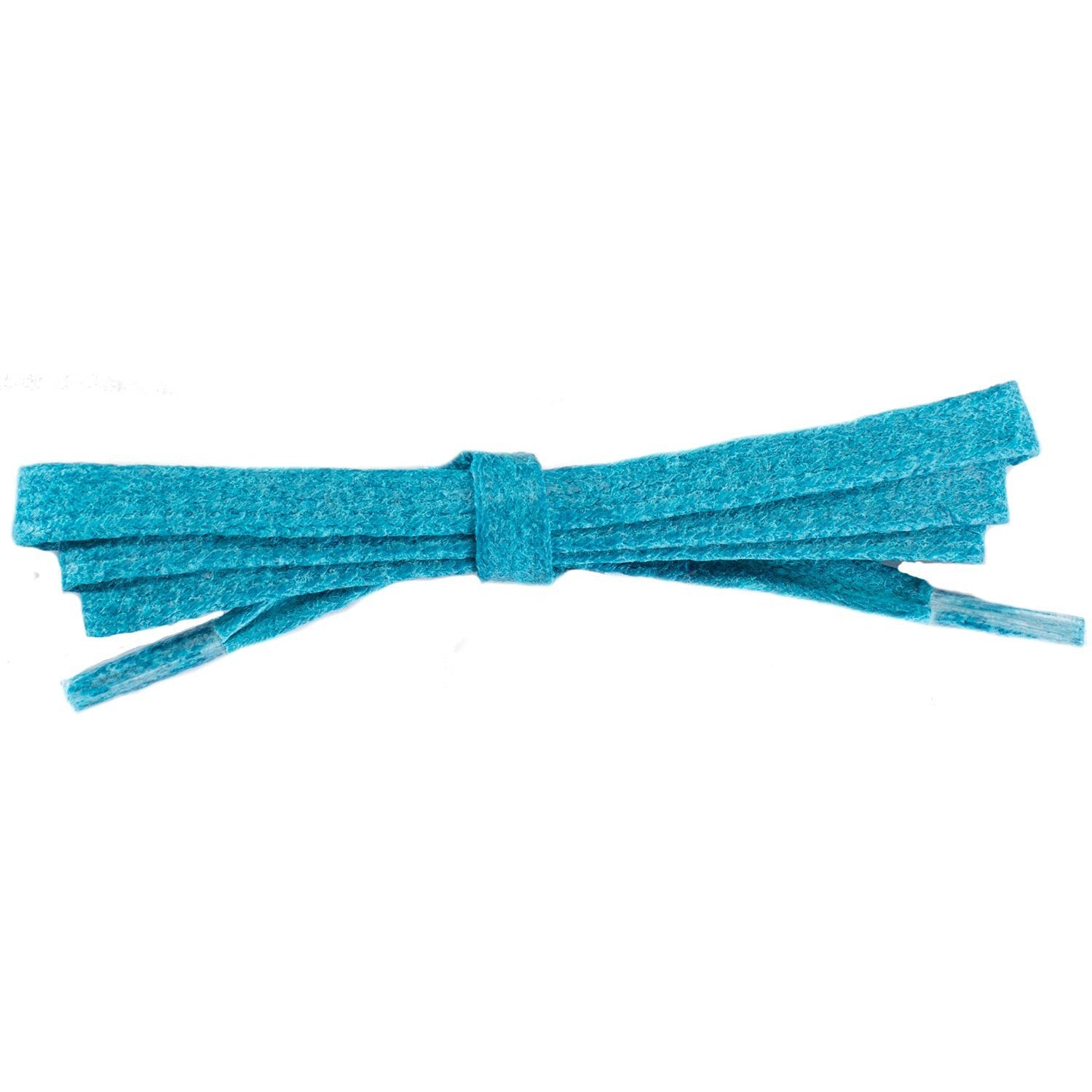 12 Pack Waxed Cotton 1/4 Inch Flat Dress Shoelaces in Turquoise - Durable & Stylish Shoe Laces for Dress Shoes, Boots & Casual Footwear