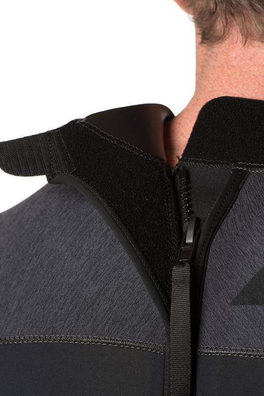 5mm Revel Men's Neoprene Wetsuit - Grey Full Body Scuba Diving & Surfing Suit for Warm Water Adventures
