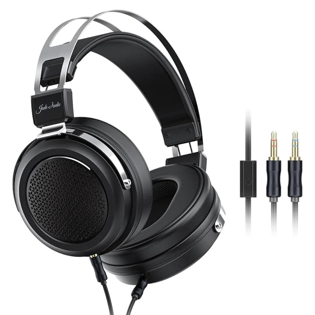 FiiO JT1 Over-Ear Headphones with Hi-Res Audio, 50mm Drivers, Comfortable Memory Foam Earpads - Perfect for Gaming, Music, and Studio Monitoring