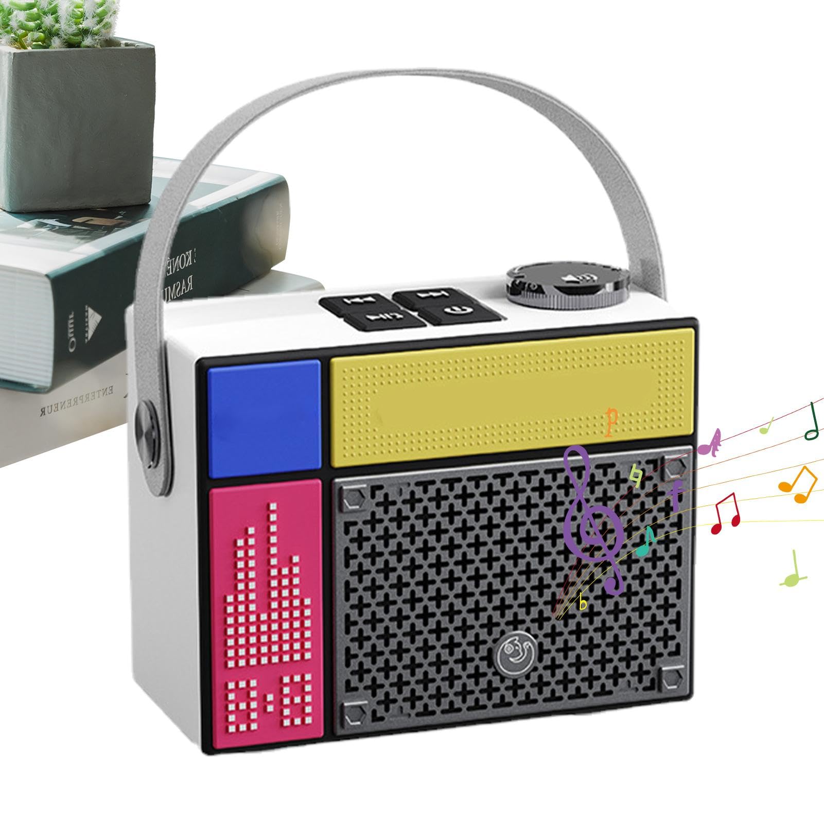 Portable Wireless Bluetooth Speaker - High-Quality Clear Sound, Waterproof & Lightweight for Outdoor Camping, Travel, Home, Office, and Kids Room Use