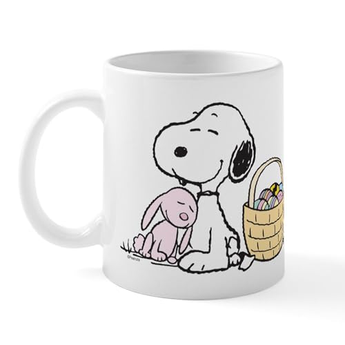 White - Beagle And Bunny Mug