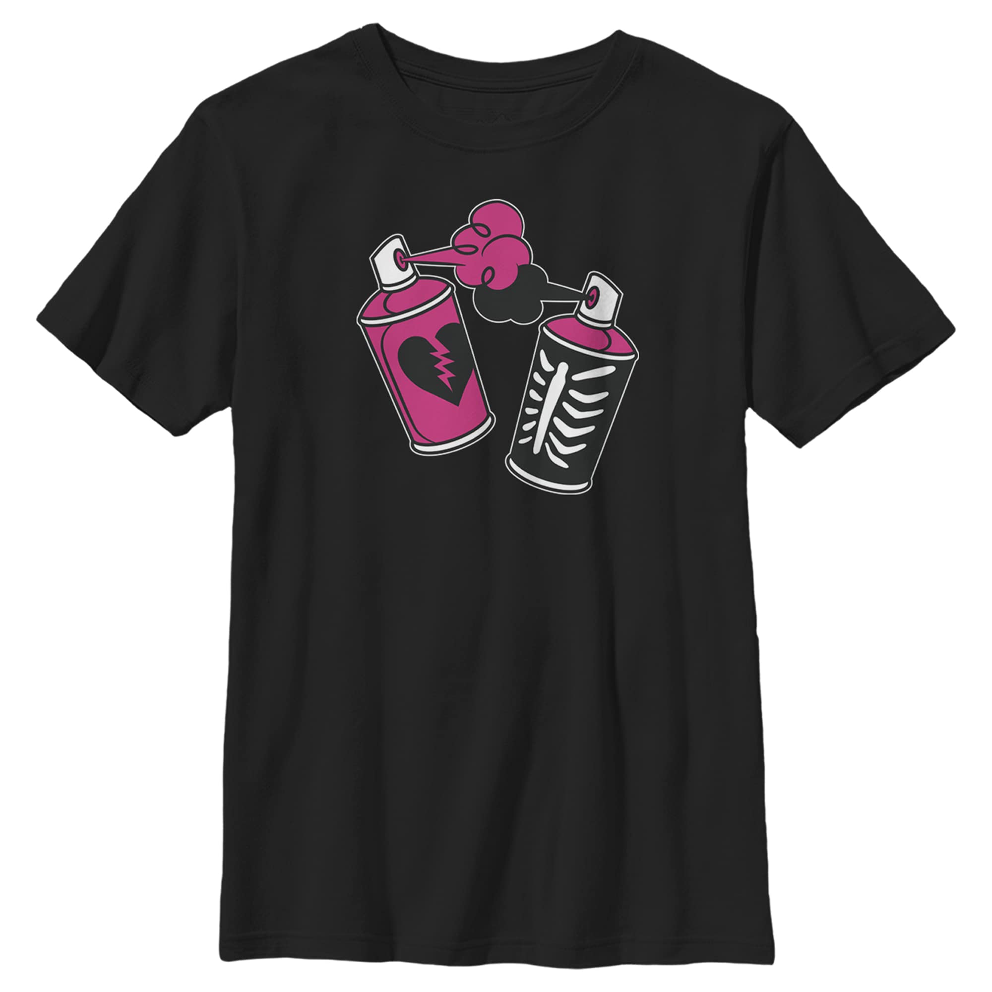 Fifth Sun Kids' Spray Cans Graphic T-Shirt - Fun & Comfortable Cotton Tee for Boys & Girls - Perfect for Playdates, School & Casual Outfits