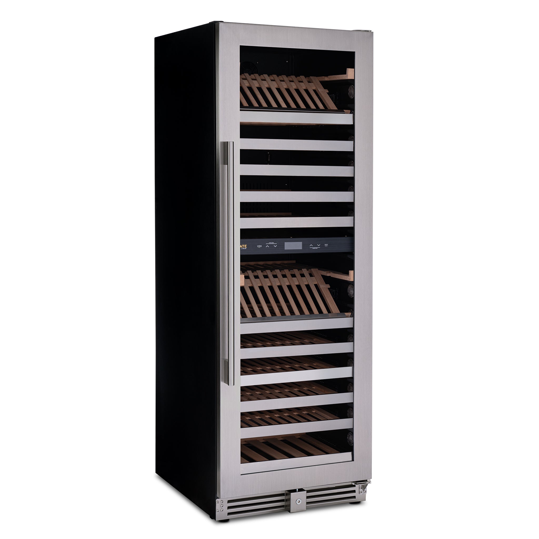 Newair® ESTATE 160 Bottle Freestanding Stainless Steel Wine Cooler Refrigerator - Perfect for Home Bars, Wine Cellars & Entertaining Spaces
