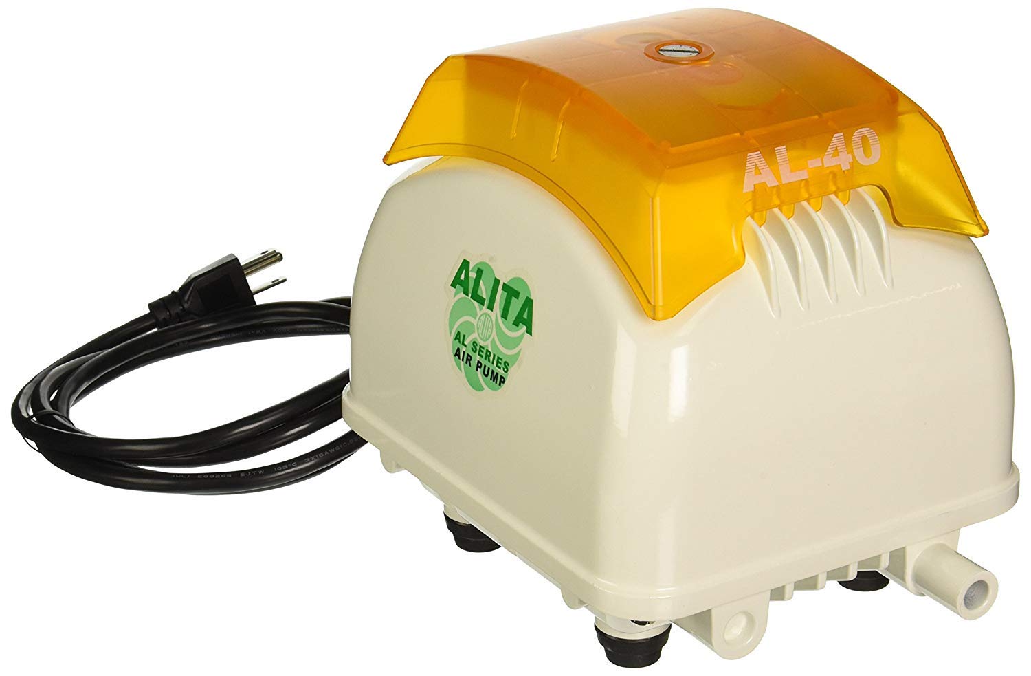 ALITA INDUSTRIES High-Power Air Pump 40 LPM (1.4 CFM) - Portable Aquarium Air Pump for Fish Tanks, Hydroponics, Pond Aeration & Outdoor Use