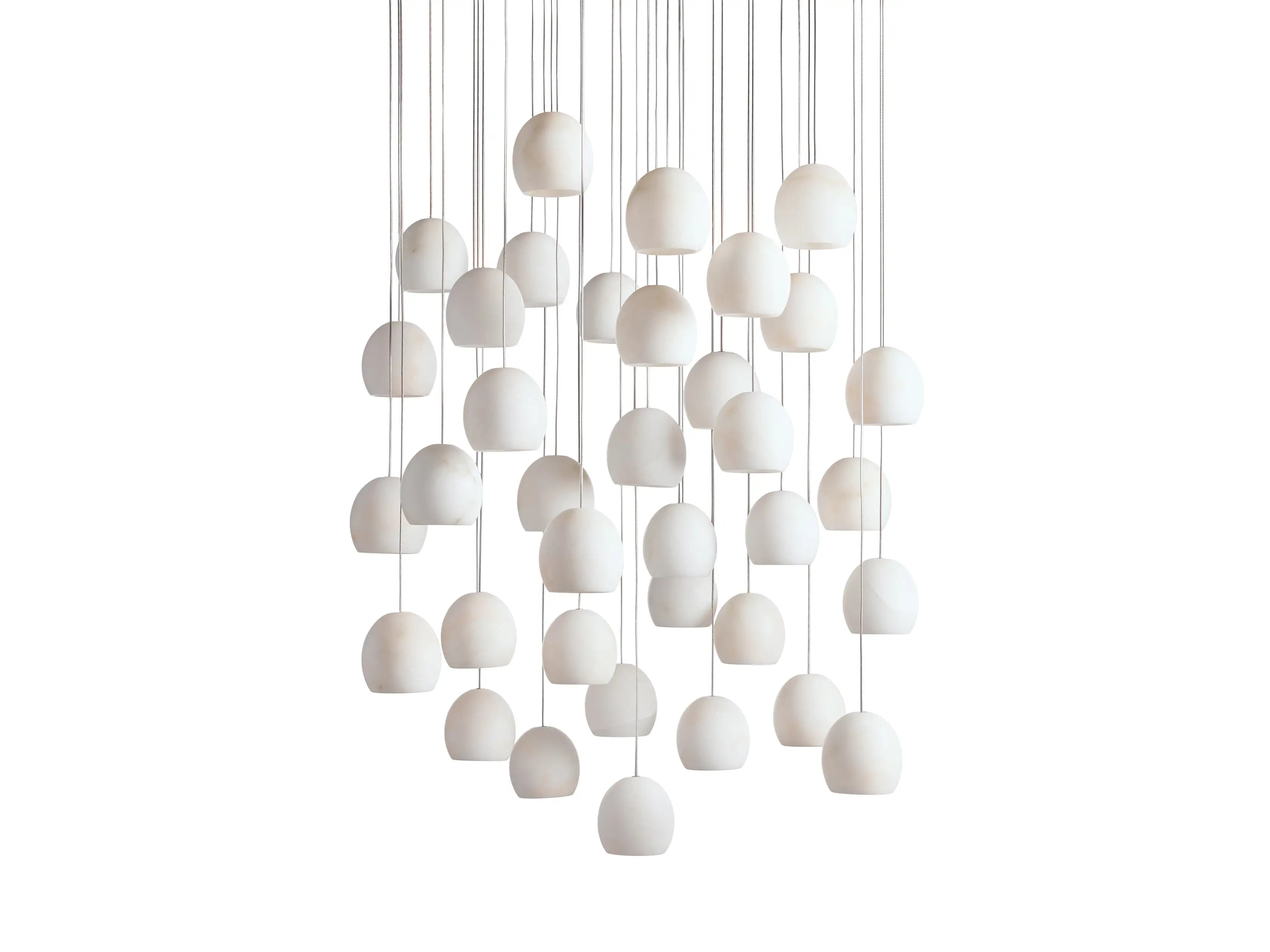 Maeva Round Alabaster Chandelier - 13